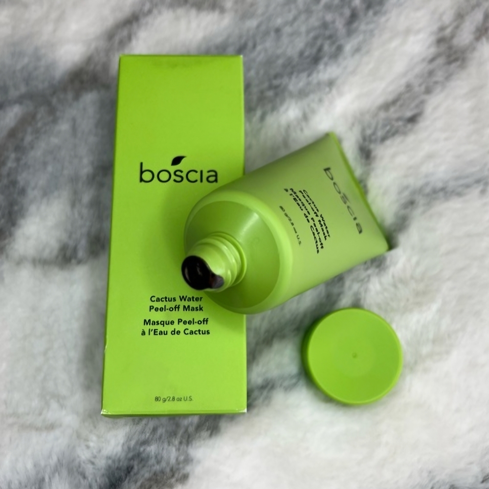 boscia Cactus Water Peel-Off Mask - Lime Green Tube & Box NEW